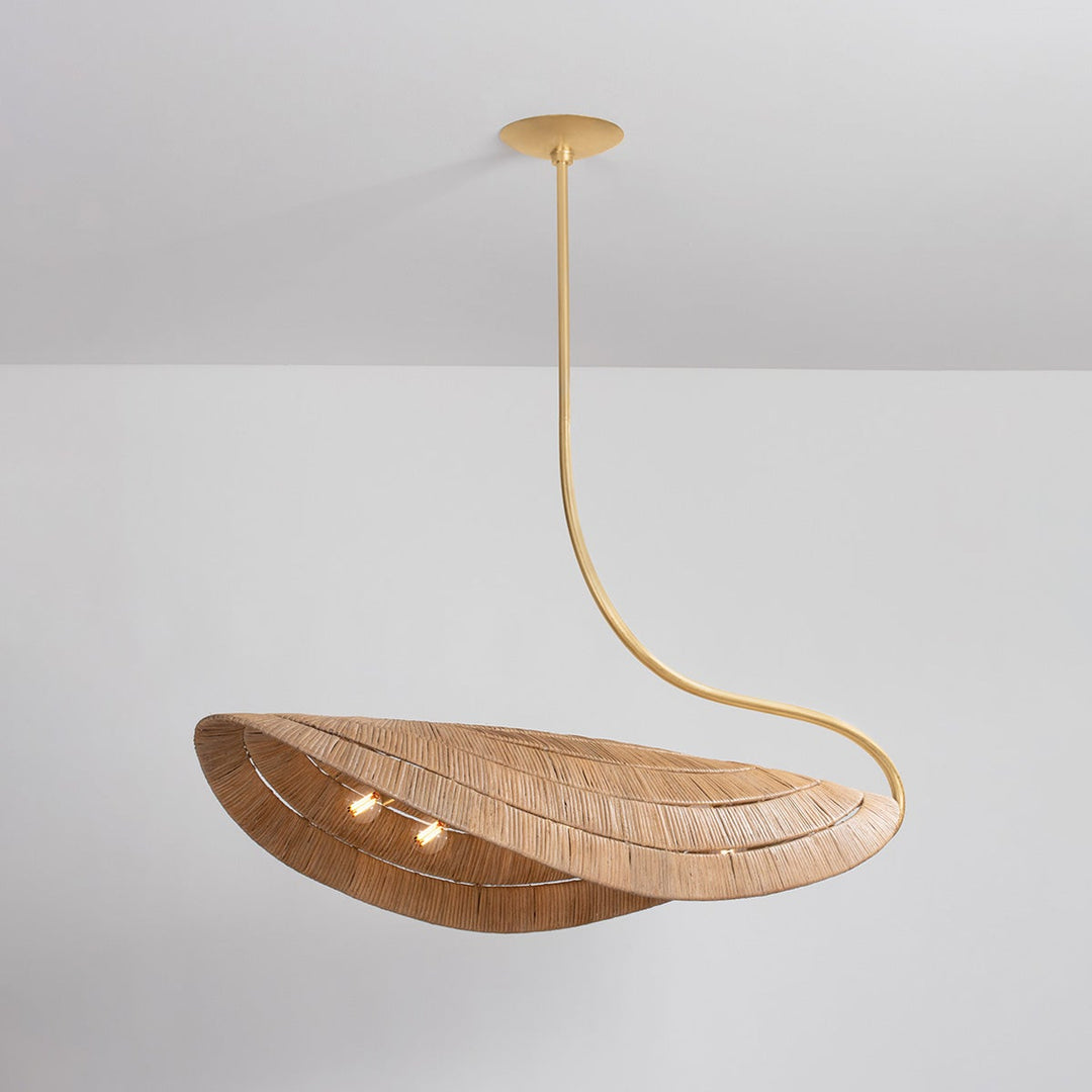 Medea Linear - Gold Leaf 6 Lights