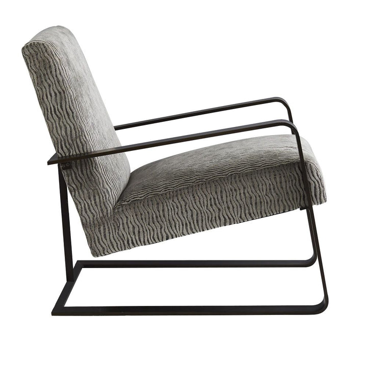 Miller Chair Lichen Velvet - Gray