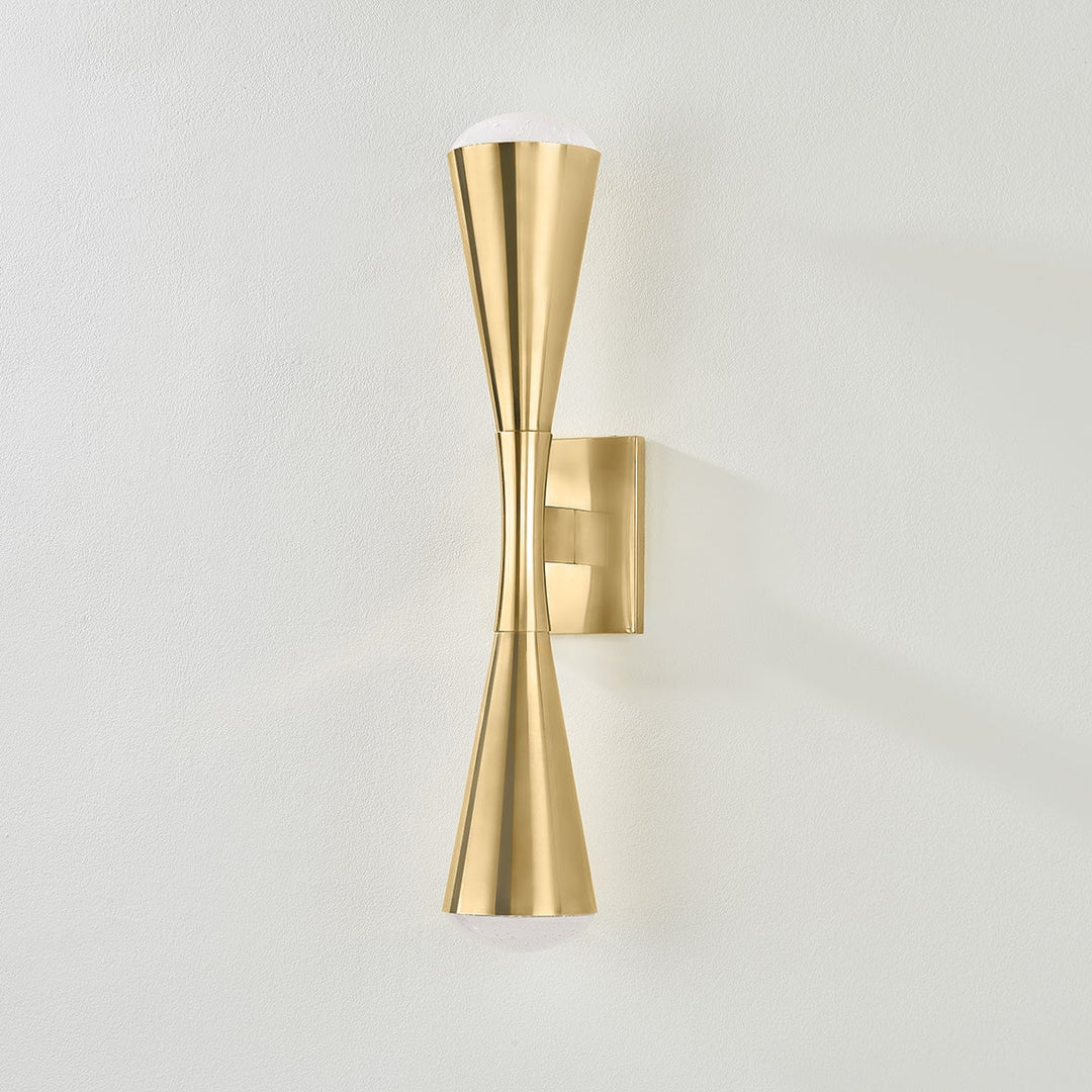 Barcelona Wall Sconce - Vintage Brass 2 Lights