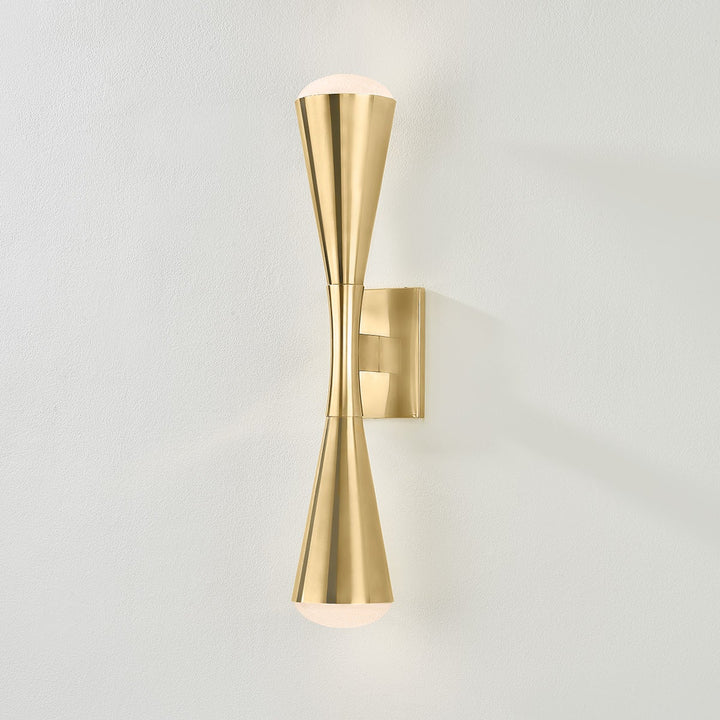 Barcelona Wall Sconce - Vintage Brass 2 Lights