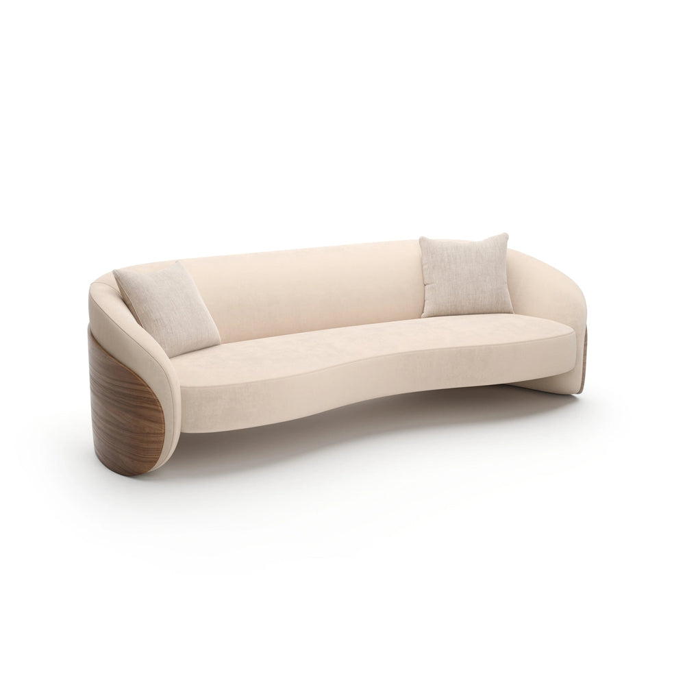 Fleur Wood Back Sofa - image 2