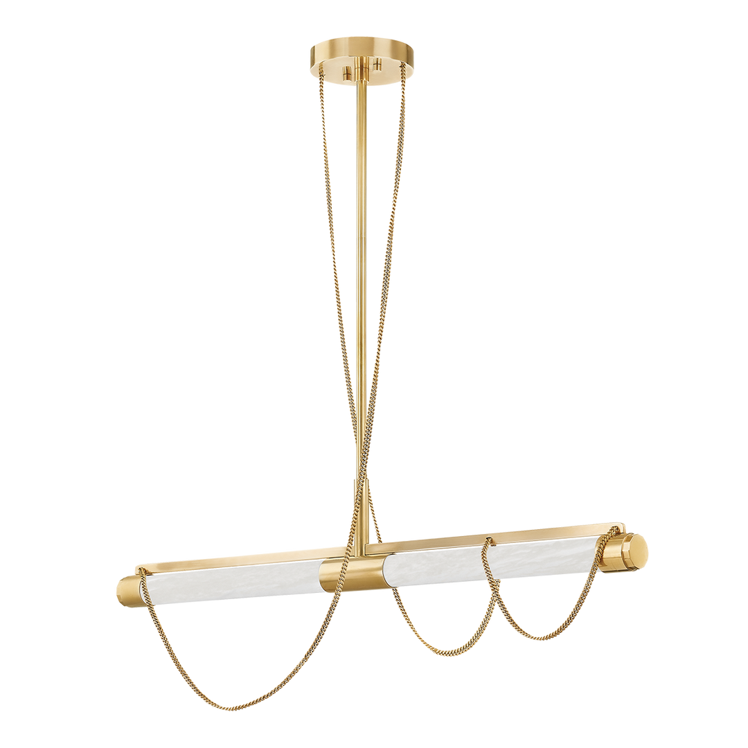 Lariat Linear - Vintage Brass 2 Lights