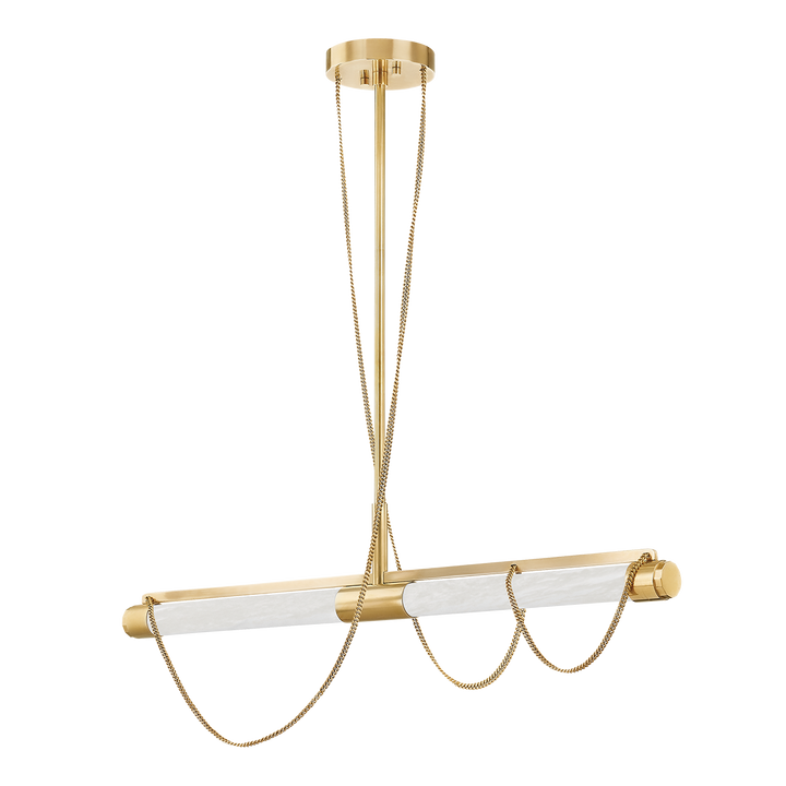 Lariat Linear - Vintage Brass 2 Lights