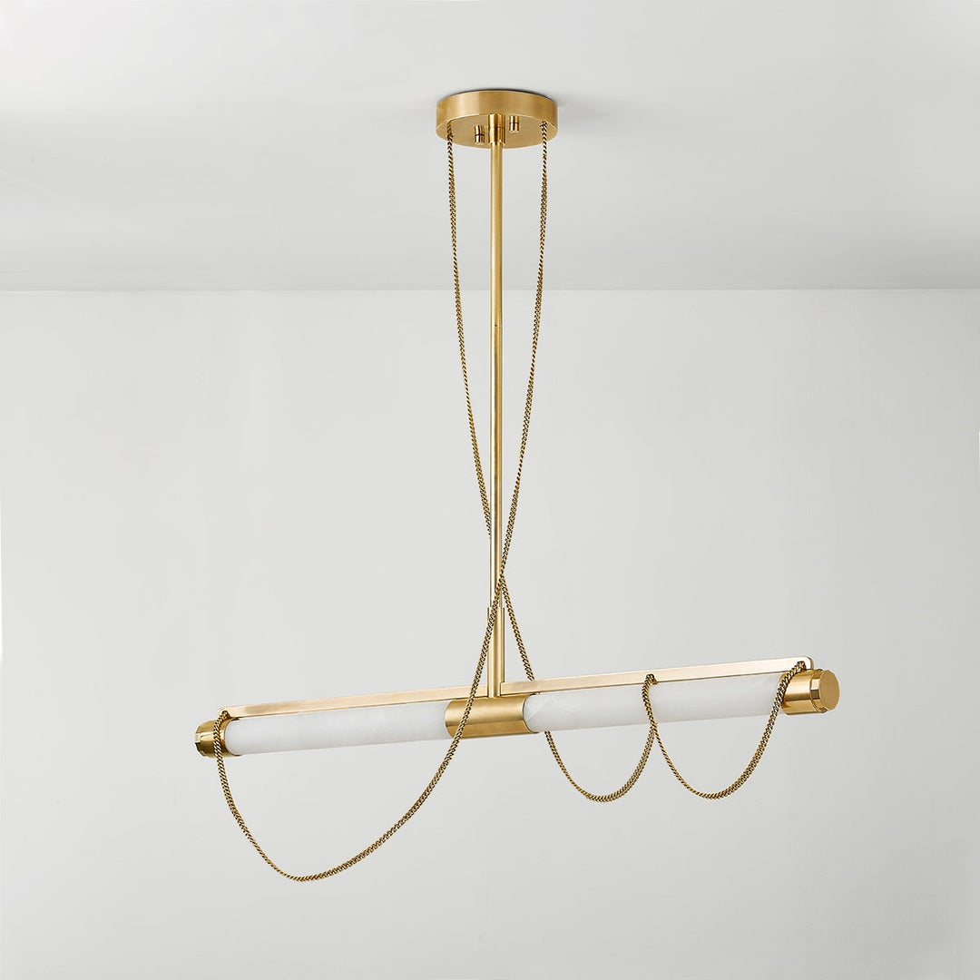 Lariat Linear - Vintage Brass 2 Lights