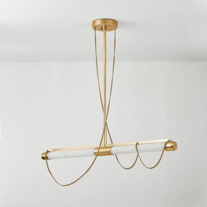 Lariat Linear - Vintage Brass 2 Lights