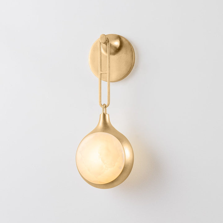 Riviere Wall Sconce - Vintage Gold Leaf