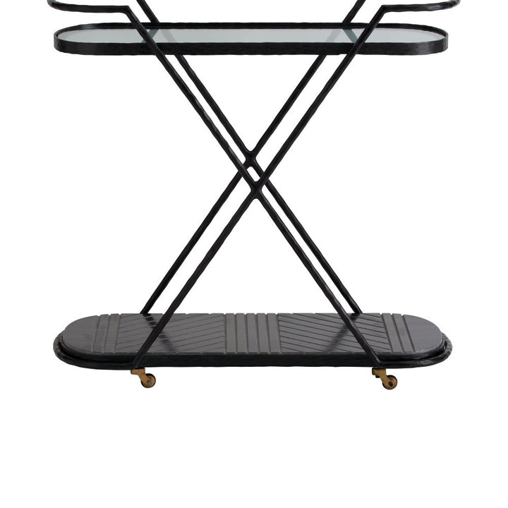 Bar Storage: Carts Torres Bar Cart - Black