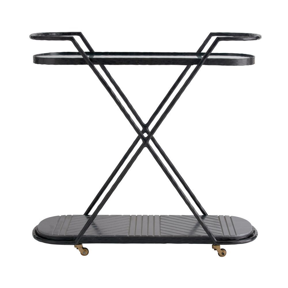 Bar Storage: Carts Torres Bar Cart - Black