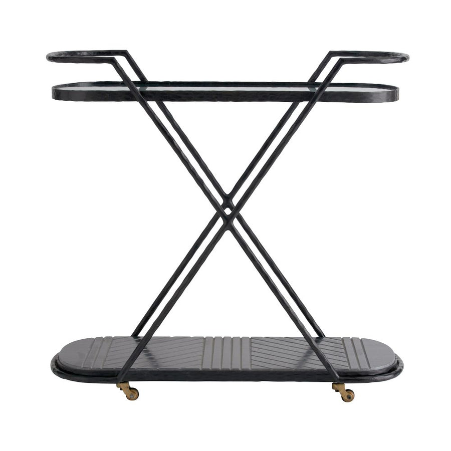 Bar Storage: Carts Torres Bar Cart - Black