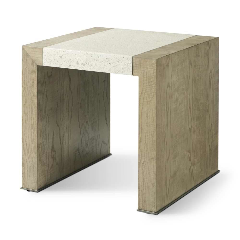 Catalina Side Table II-Theodore Alexander-THEO-TA50089.C306-Side TablesDune-2-France and Son