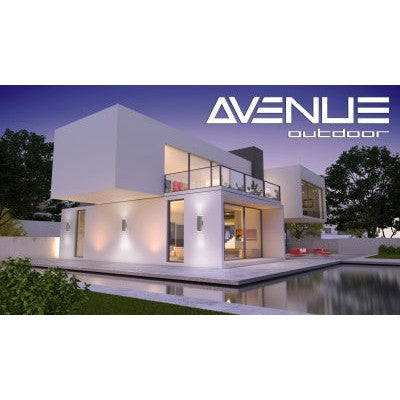 Avenue Outdoor Collection Silver LED