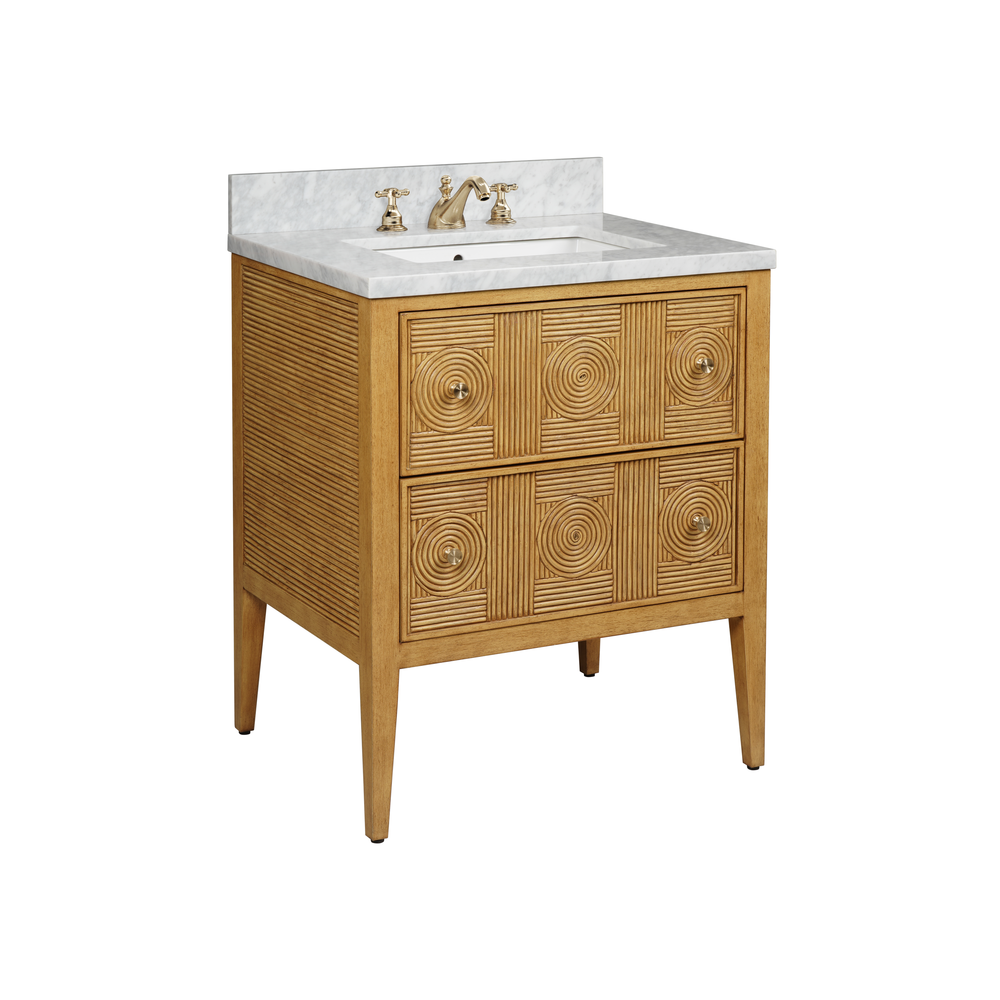Vanities Santos 28" Sea Sand Vanity with Rectangular Undermount Sink