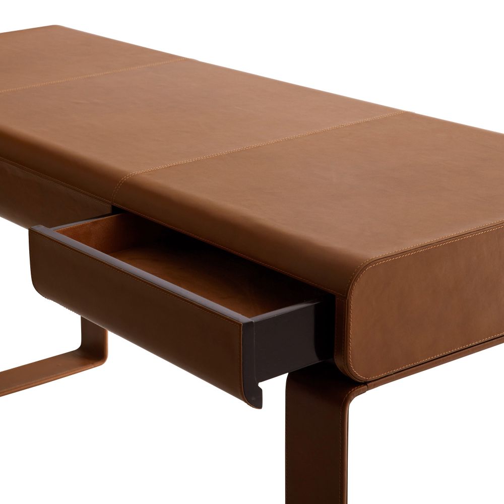 Zephyr Leather Desk