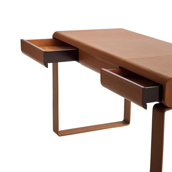 Zephyr Leather Desk