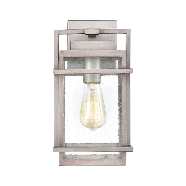 Breckenridge 14'' High 1 - Light Outdoor Sconce-Elk Home-ELK-46770/1-Outdoor Wall SconcesWeathered Zinc-5-France and Son