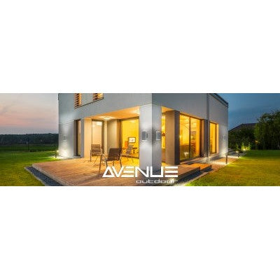 Avenue Outdoor Collection Silver LED