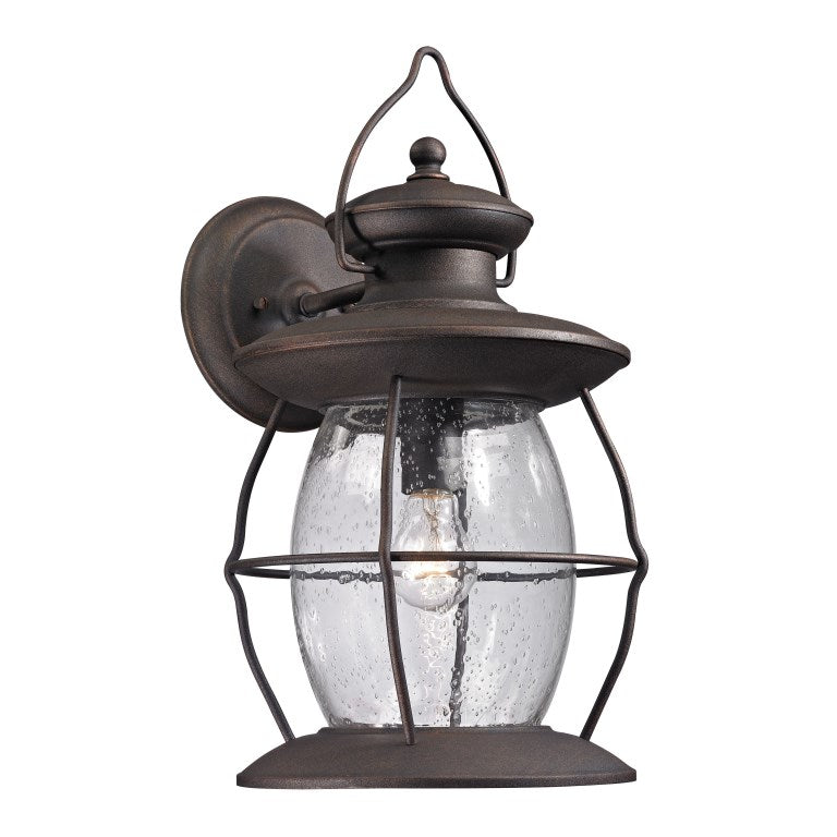Village Lantern High 1 - Light Outdoor Sconce-Elk Home-ELK-47044/1-Outdoor Wall Sconces18''-2-France and Son
