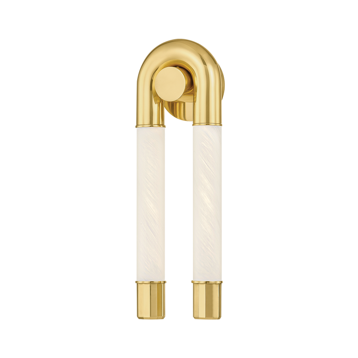 Zeme Wall Sconce - Vintage Polished Brass 2 Lights