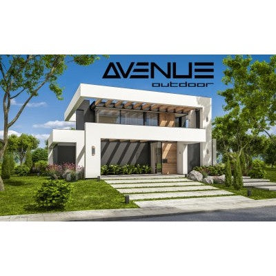 Avenue Outdoor Collection Silver LED