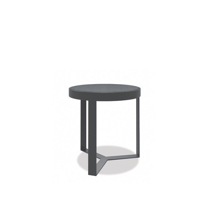 18" Round End Table-Sunset West-SUNSET-4715-ET-Outdoor Side TablesPolished Granite-1-France and Son