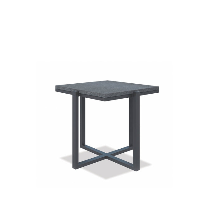 Square End Table-Sunset West-SUNSET-4717-ET-Outdoor Side TablesPolished Granite Top-2-France and Son