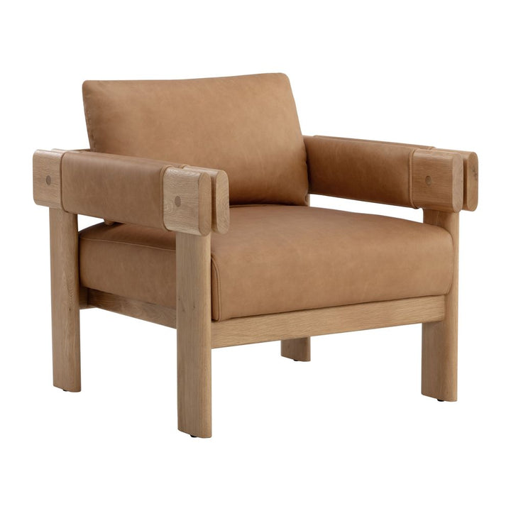 Lounge Chairs Carmichael Lounge Chair - Ludlow Sesame Leather
