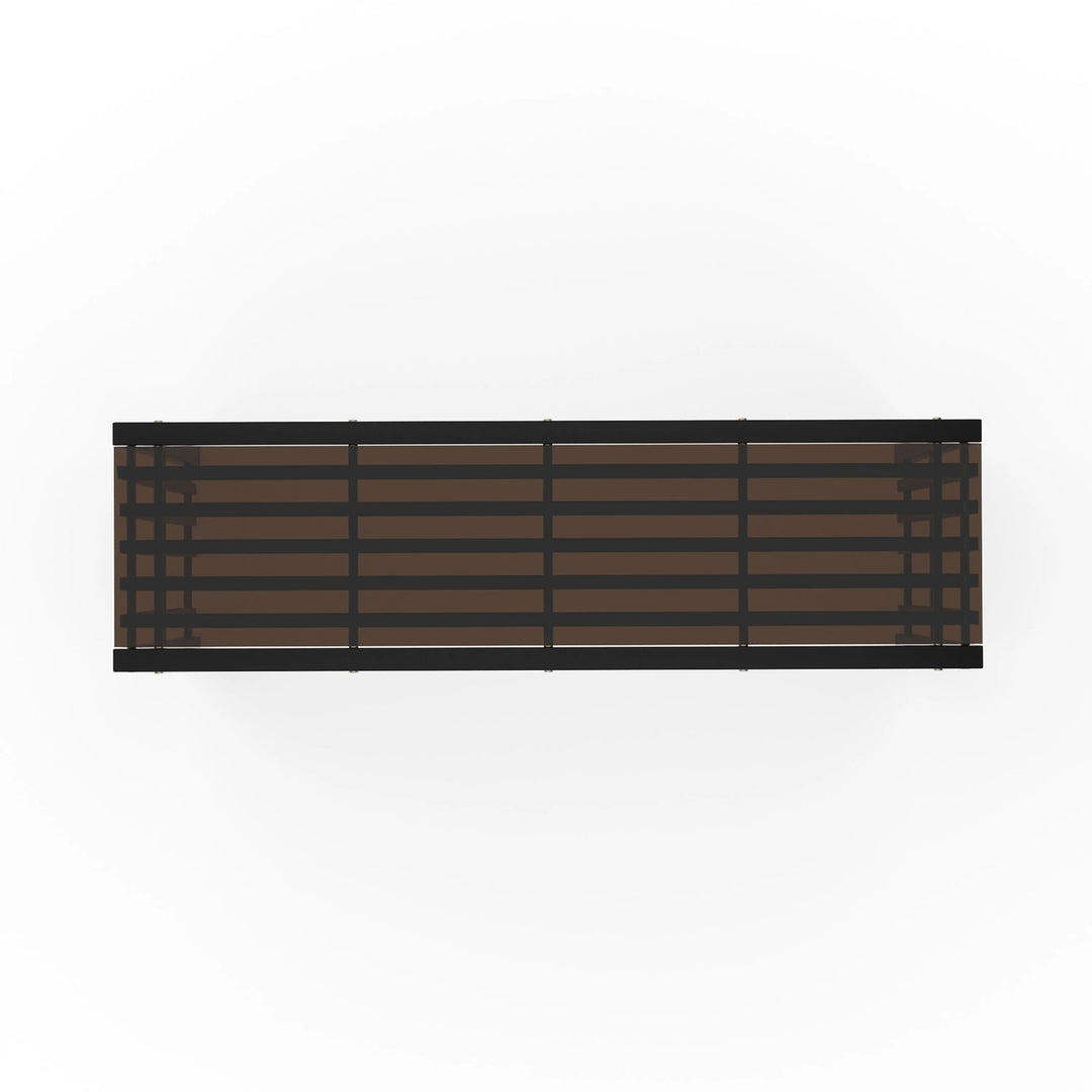 PINSTRIPE DARK CONSOLE TABLE - image 4