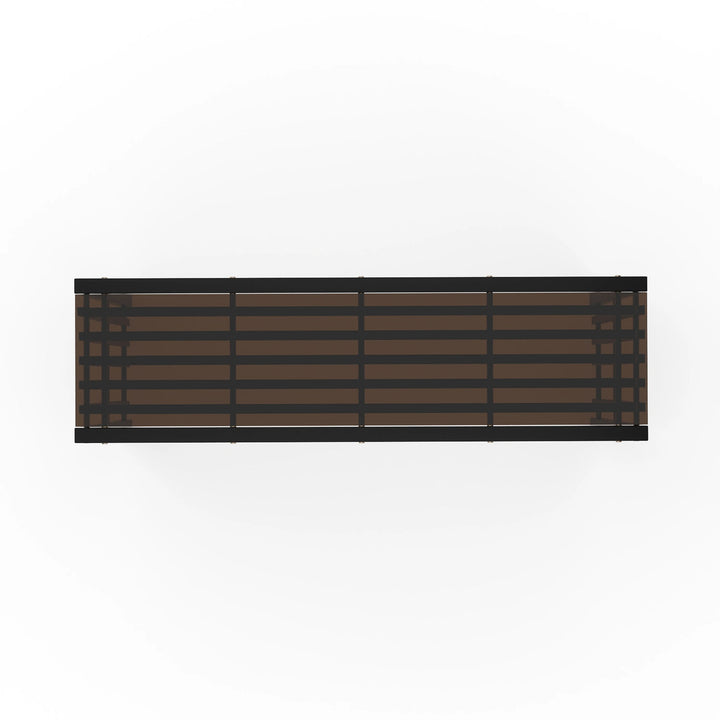 PINSTRIPE DARK CONSOLE TABLE - image 4
