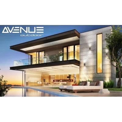 Avenue Outdoor Collection Silver LED