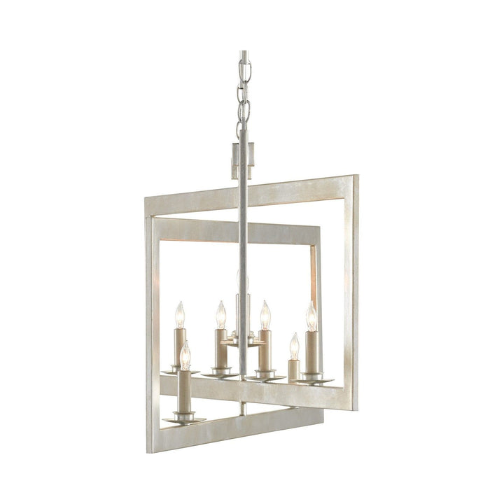 Middleton Silver Rectangular Chandelier