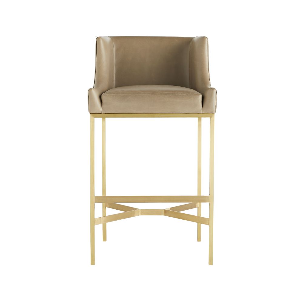 Bar & Counter Stools Rosalind Bar Stool - Gold