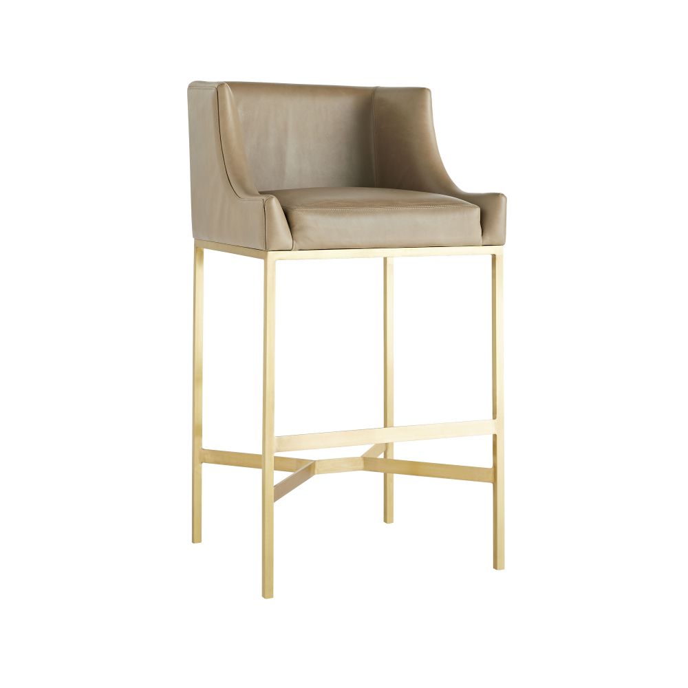 Bar & Counter Stools Rosalind Bar Stool - Gold