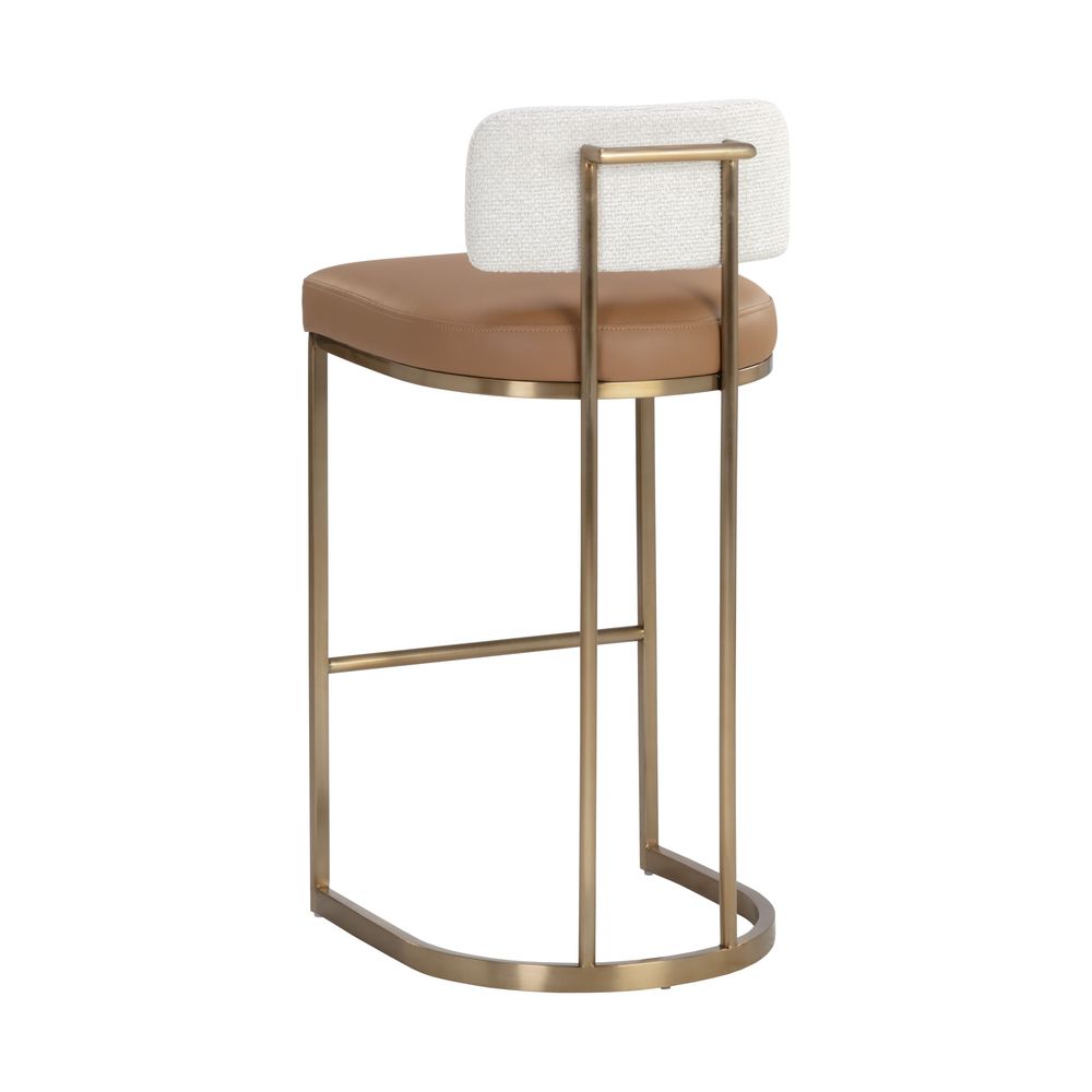 Bar & Counter Stools Larissa Barstool - Napa Cognac / Rhea Light Barley