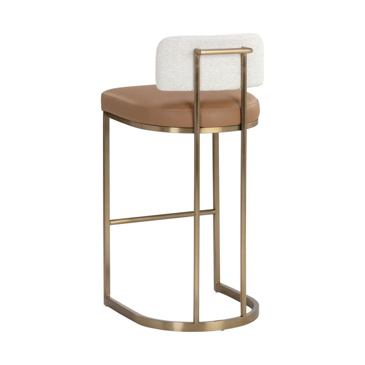 Bar & Counter Stools Larissa Barstool - Napa Cognac / Rhea Light Barley