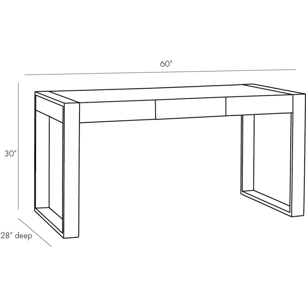 Hattie Desk - Gray