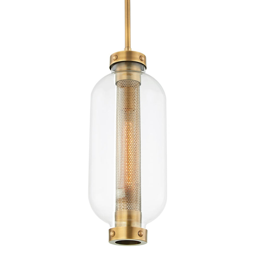 Atwater 1 Lt Hanger-Troy Lighting-TROY-F7037-PBR-Pendants-1-France and Son