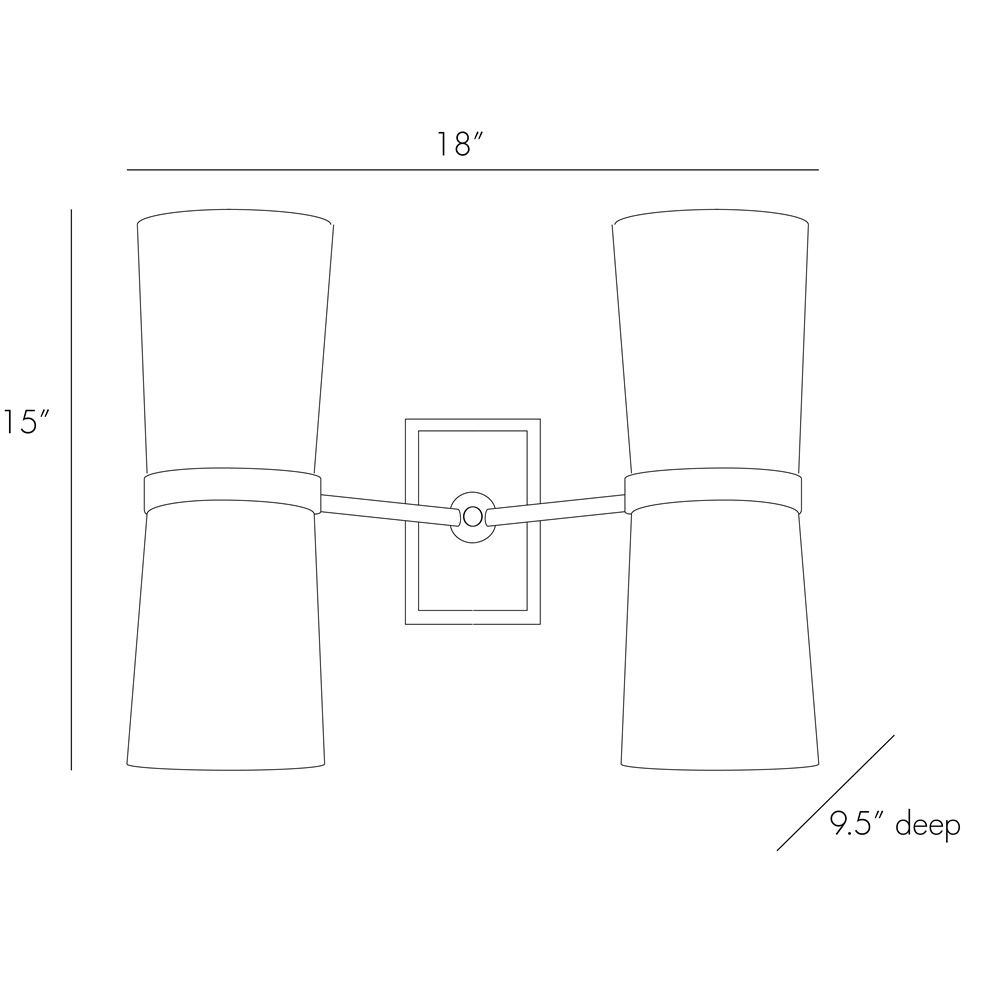 Wall Lighting Breaker Sconce - Gold