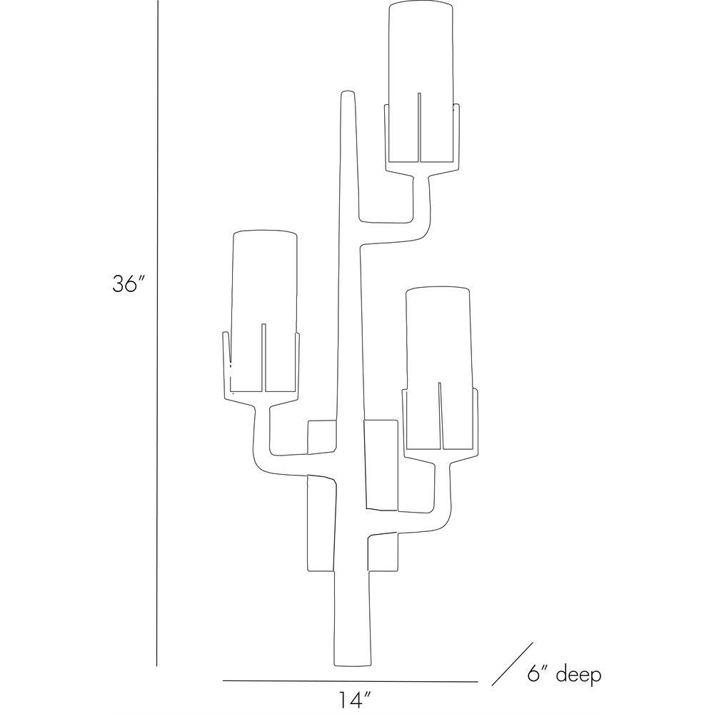 Wall Lighting Knox Sconce - Black