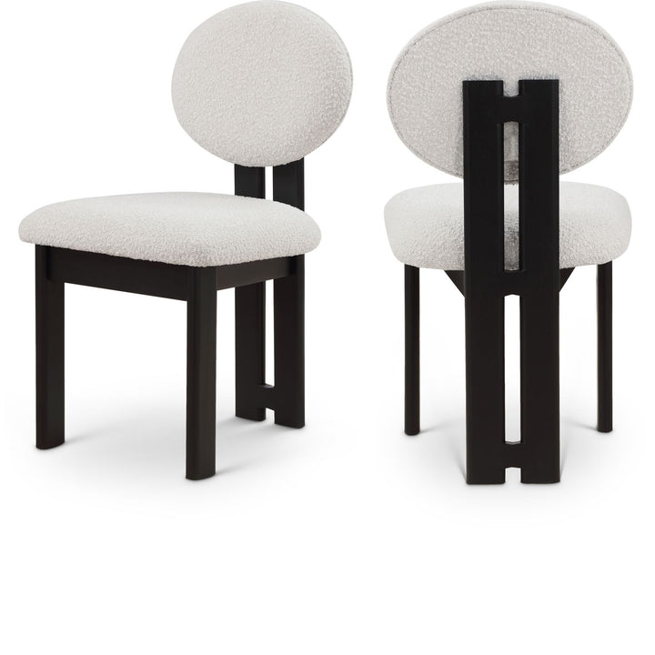 Napa Cream Boucle Fabric Upholstered Dining Chair