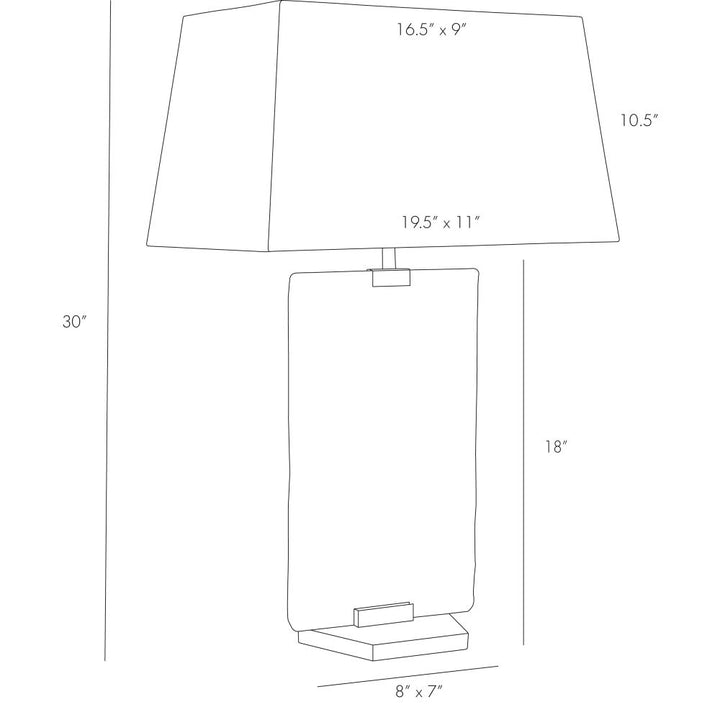 Table Lamps Jarek Lamp - Brown