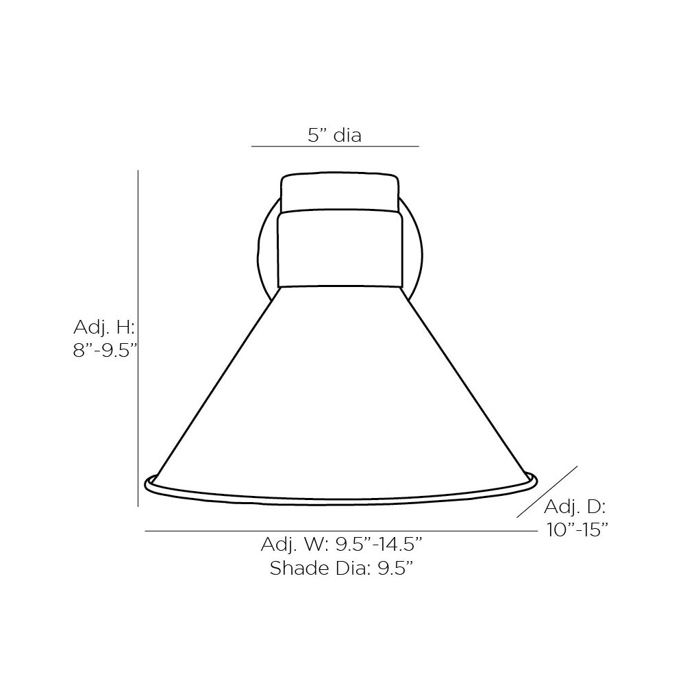 Reed Sconce - Brown