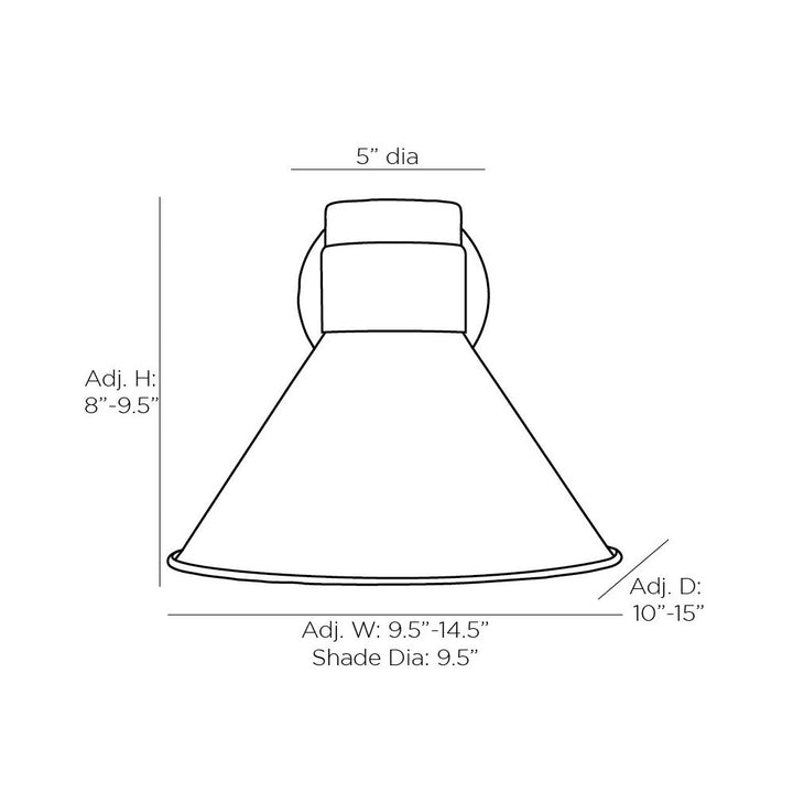 Reed Sconce - Brown