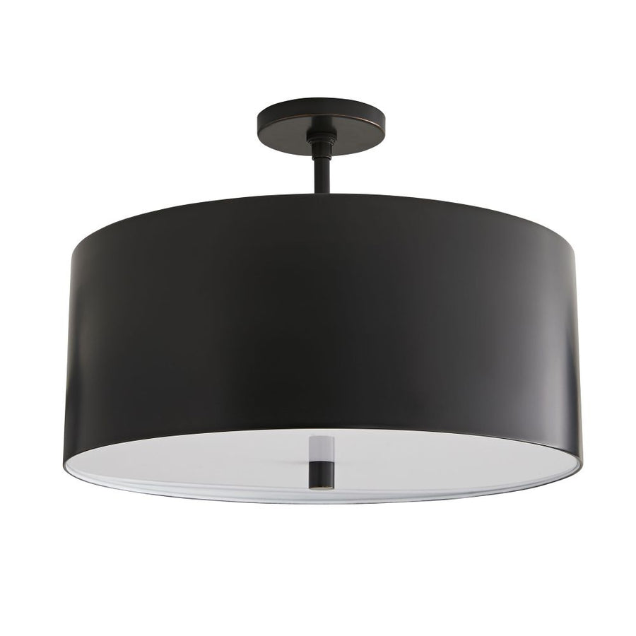 Flush Mounts Thurston Semi-Flush - Black