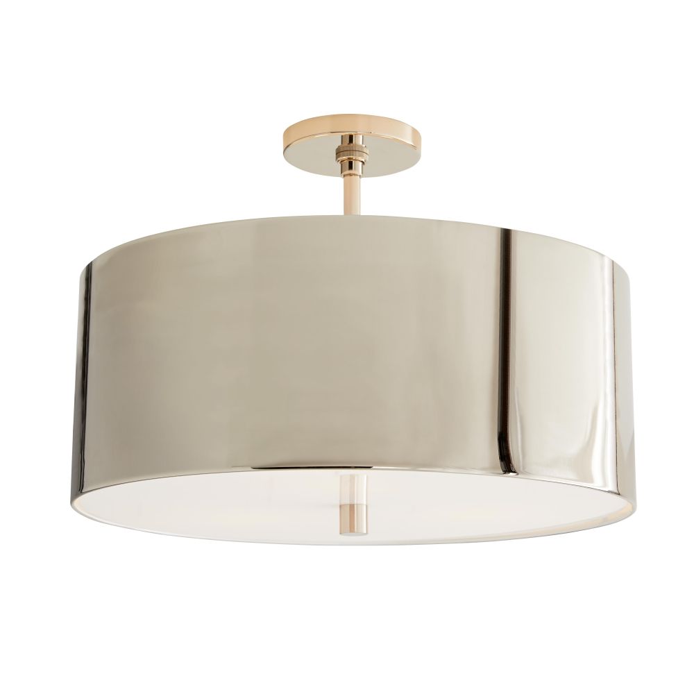 Flush Mounts Thurston Semi-Flush - Silver