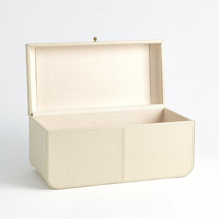 Curved Corner Box-Ivory-Sm