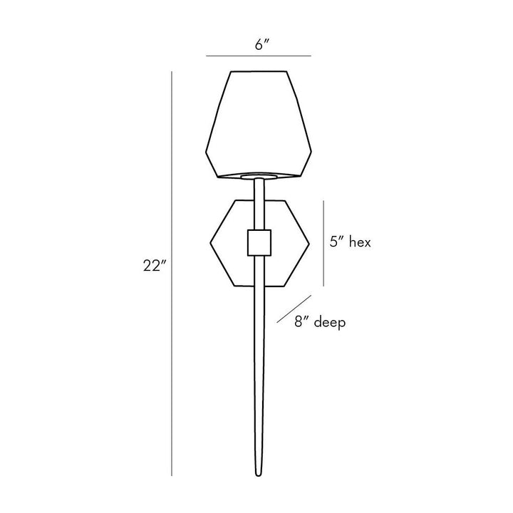 Sawyer Sconce - Gold