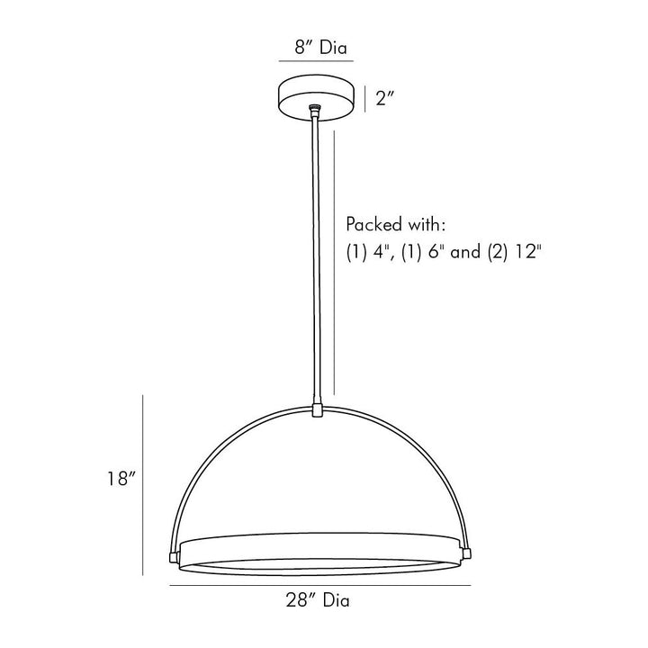 Vivienne Pendant - Black