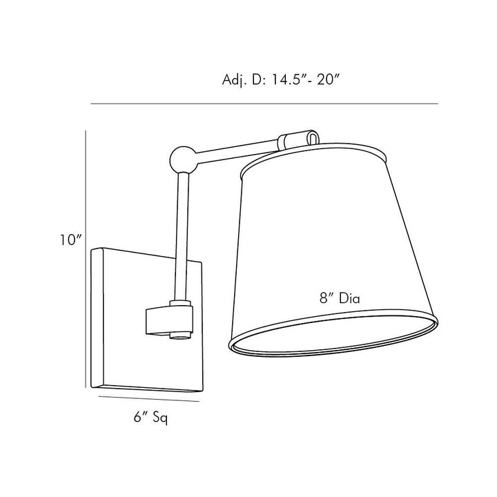 Shade Sconce - Black