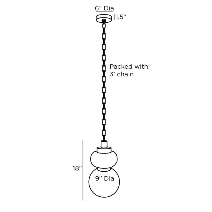 Pendants Malachy Pendant - Black