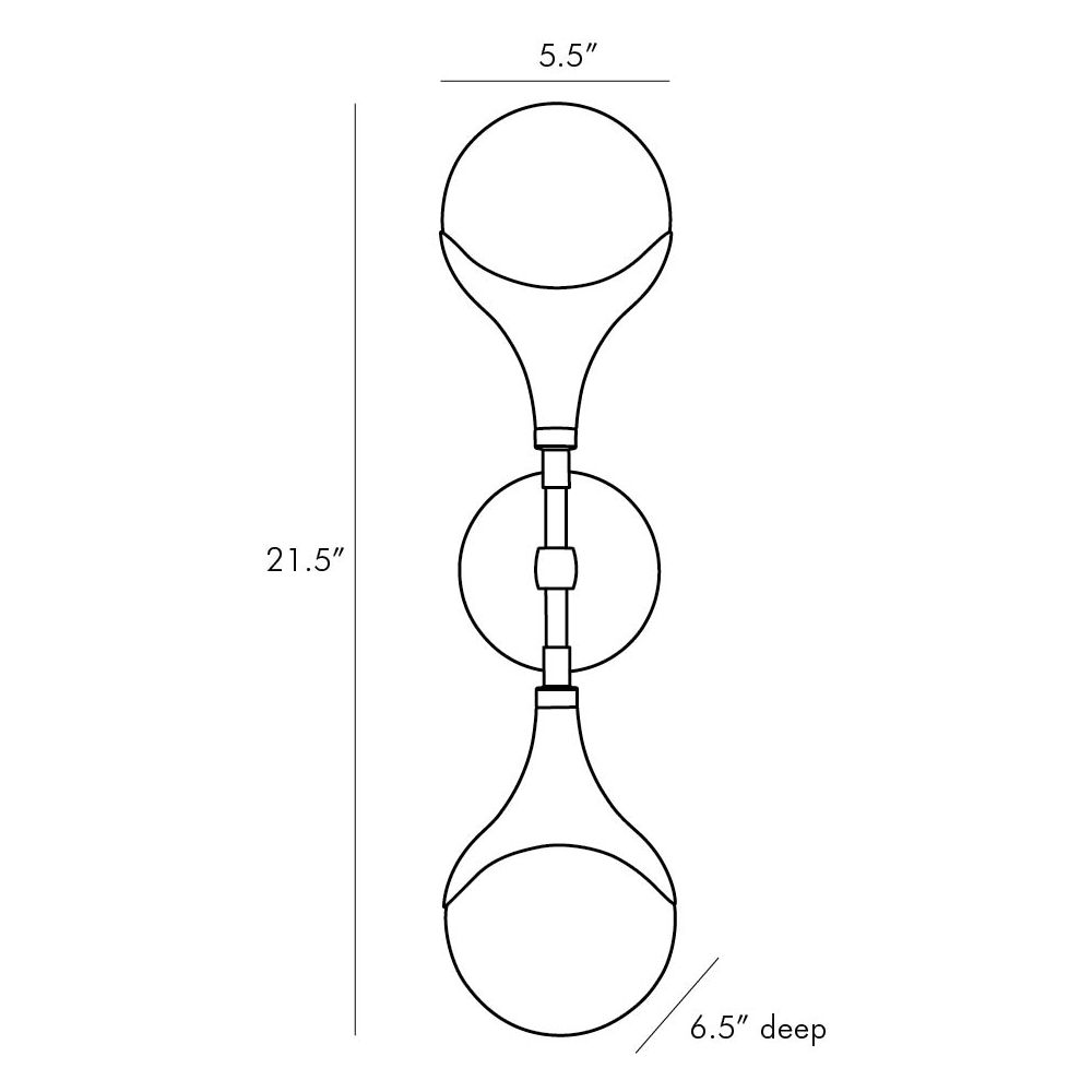 Tavares Sconce - Gold